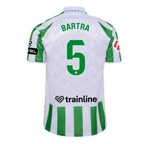 Fotbalové Dres Real Betis Marc Bartra #5 Domácí 2024-25 Krátký Rukáv